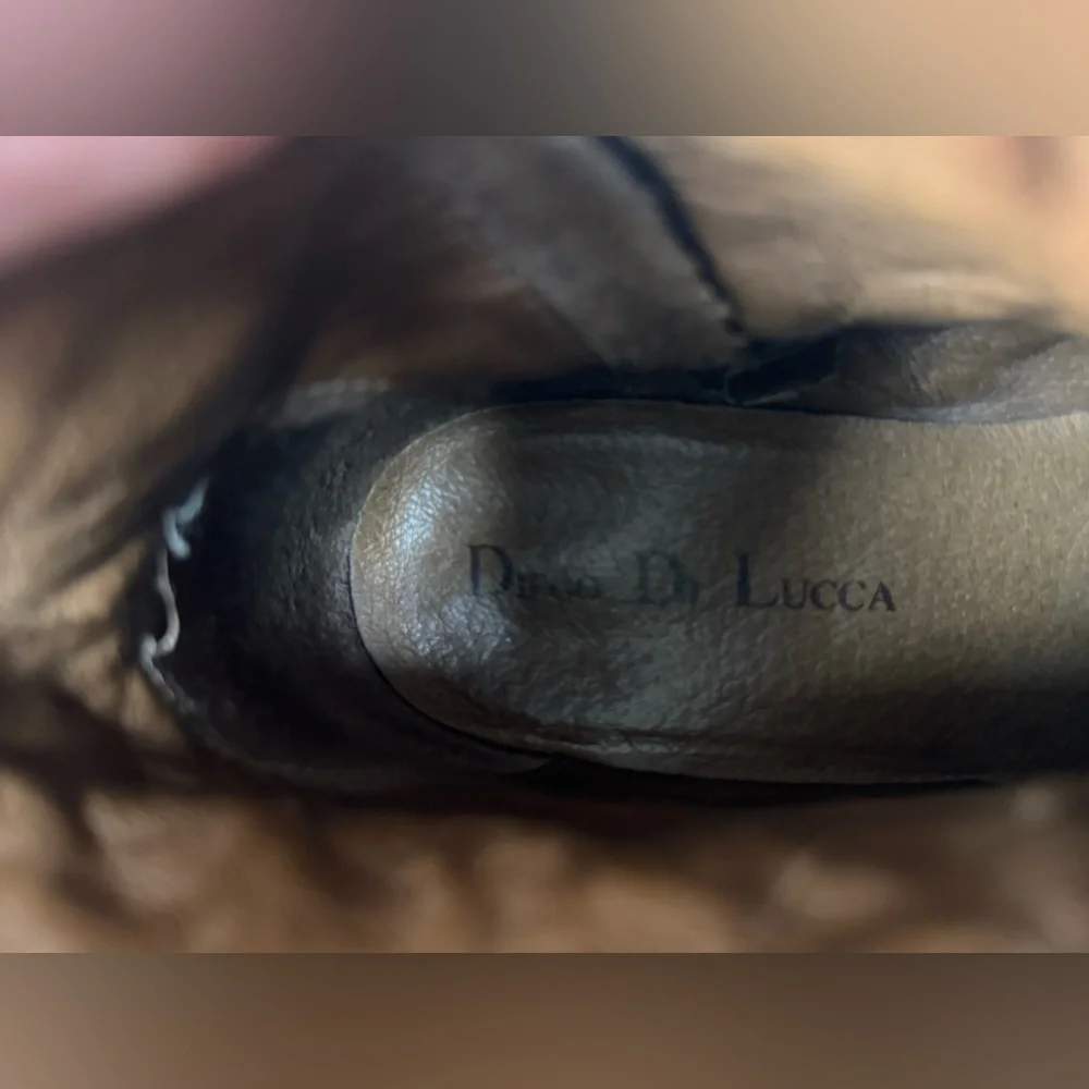 diego di lucca short cowboy cowgirl western distressed ombré leather boots 7.5 - Picture 9 of 9
